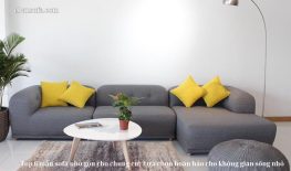 Top 6 mẫu sofa nhỏ gọn cho chung cư: Lựa chọn hoàn hảo cho không gian sống nhỏ