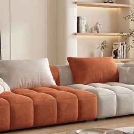 Ghế sofa vải nỉ mềm mại cho phòng khách gia đình