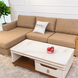 Ghế sofa vải bố phong cách Hàn Quốc