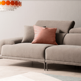 Sofa vải thô đa màu sắc tươi trẻ